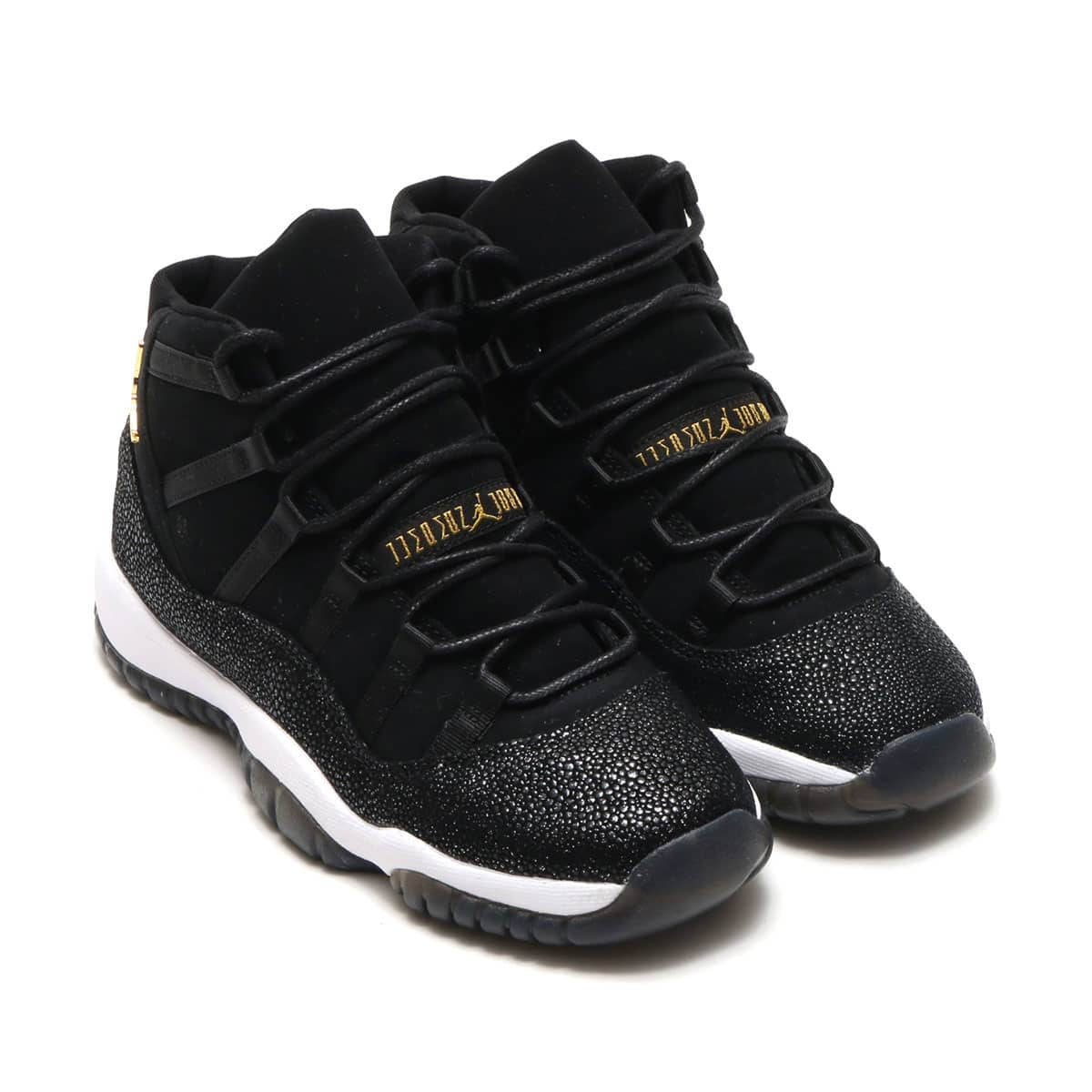 JORDAN BRAND AIR JORDAN 11 RETRO PREM HC BLACK/METALLIC GOLD-WHITE ...