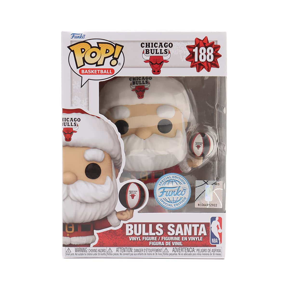 FUNKO POP! NBA- Bulls- Santa MULTI