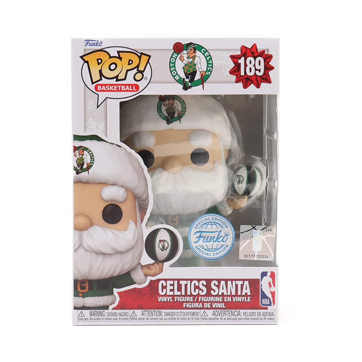 FUNKO POP! NBA- Celtics- Santa MULTIのメイン画像