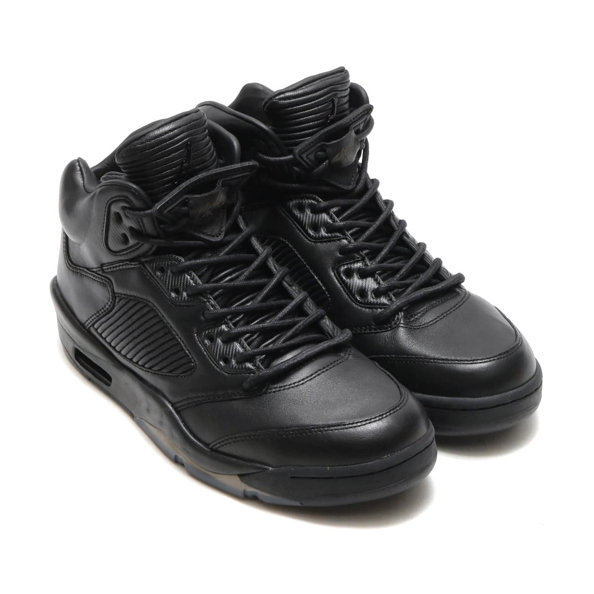 JORDAN BRAND AIR JORDAN 5 RETRO PREM BLACK/BLACK_photo_large