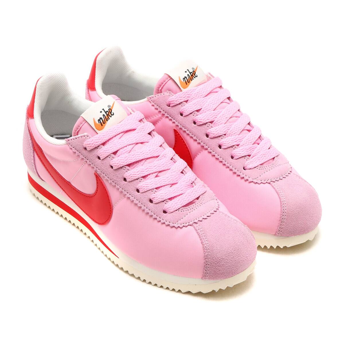 NIKE WMNS CLASSIC CORTEZ NYLON PREM PERFECT PINK/SPORT RED-SAIL_photo_large