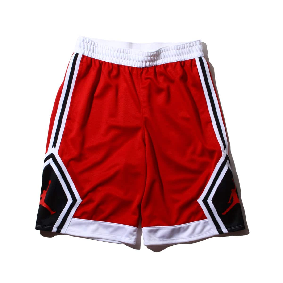 red and white nike shorts