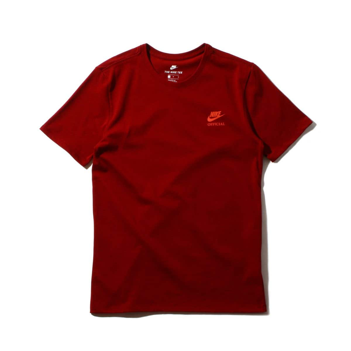 nike tee red