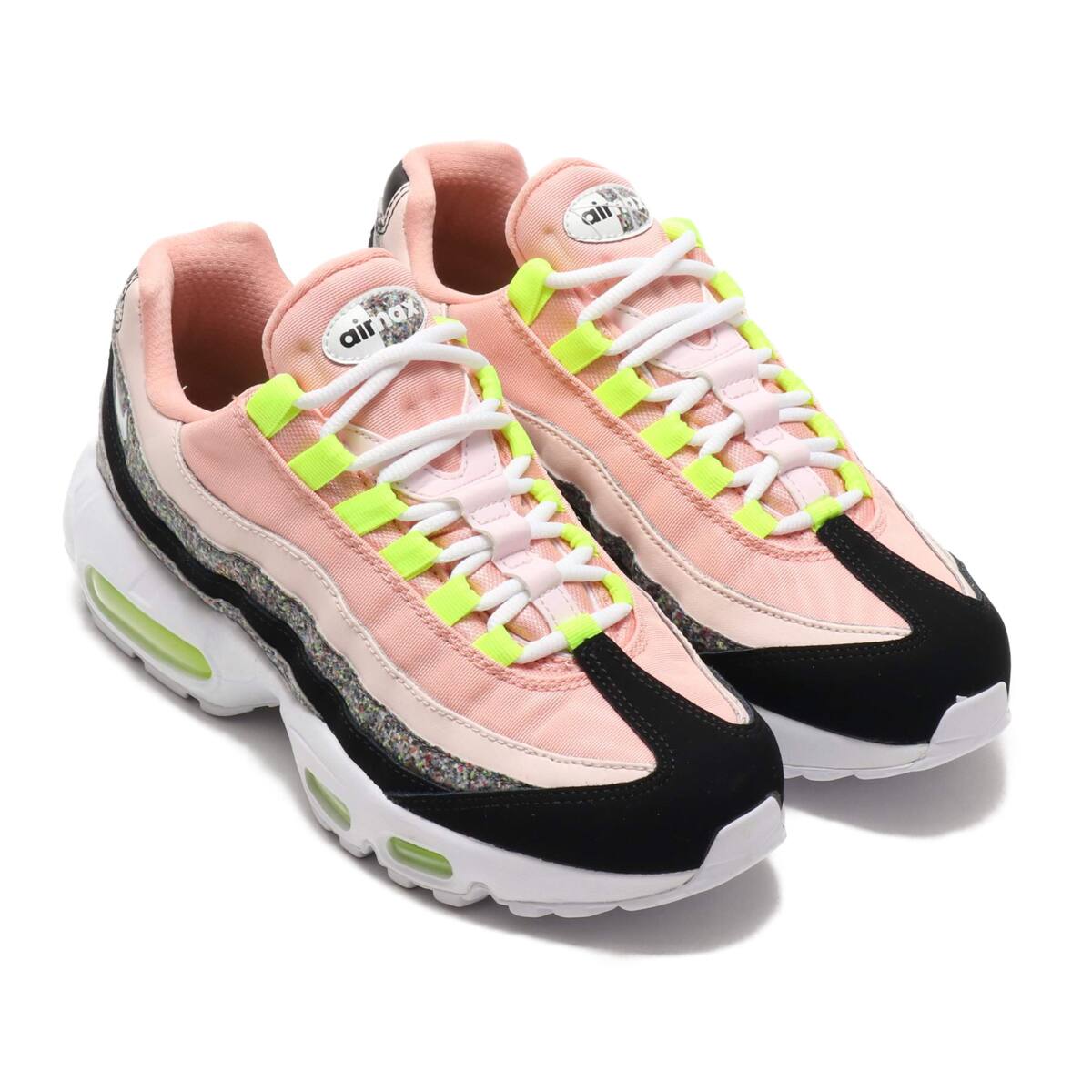 Nike Wmns Air Max 95 Se Black White Coral Stardust 19ho I