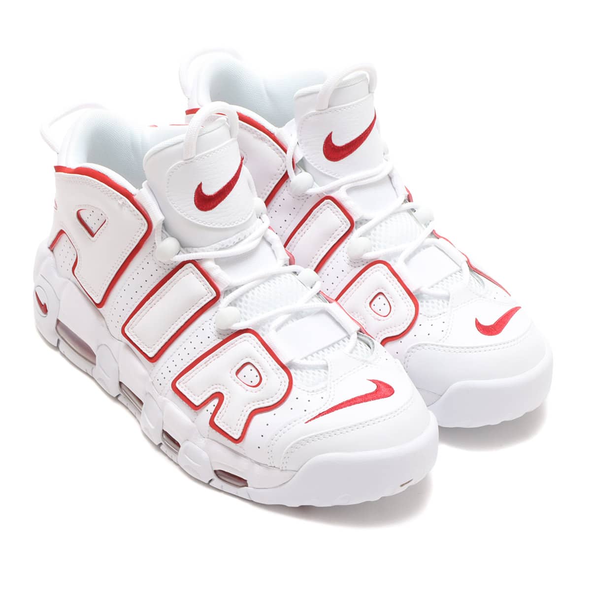 uptempo red and white