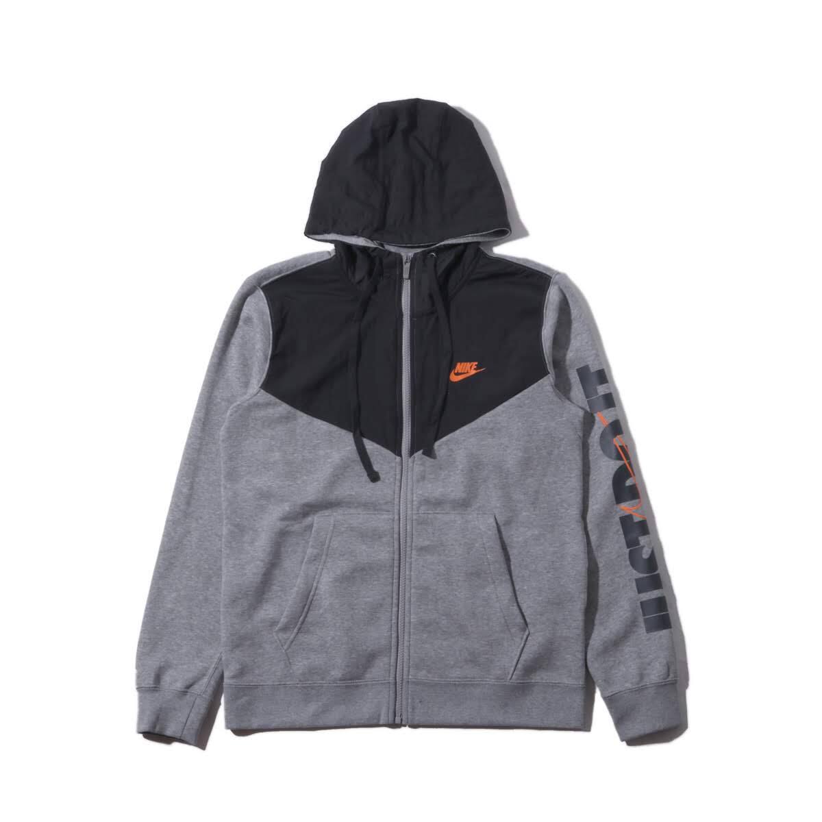 nike m nsw hbr  hoodie fz flc