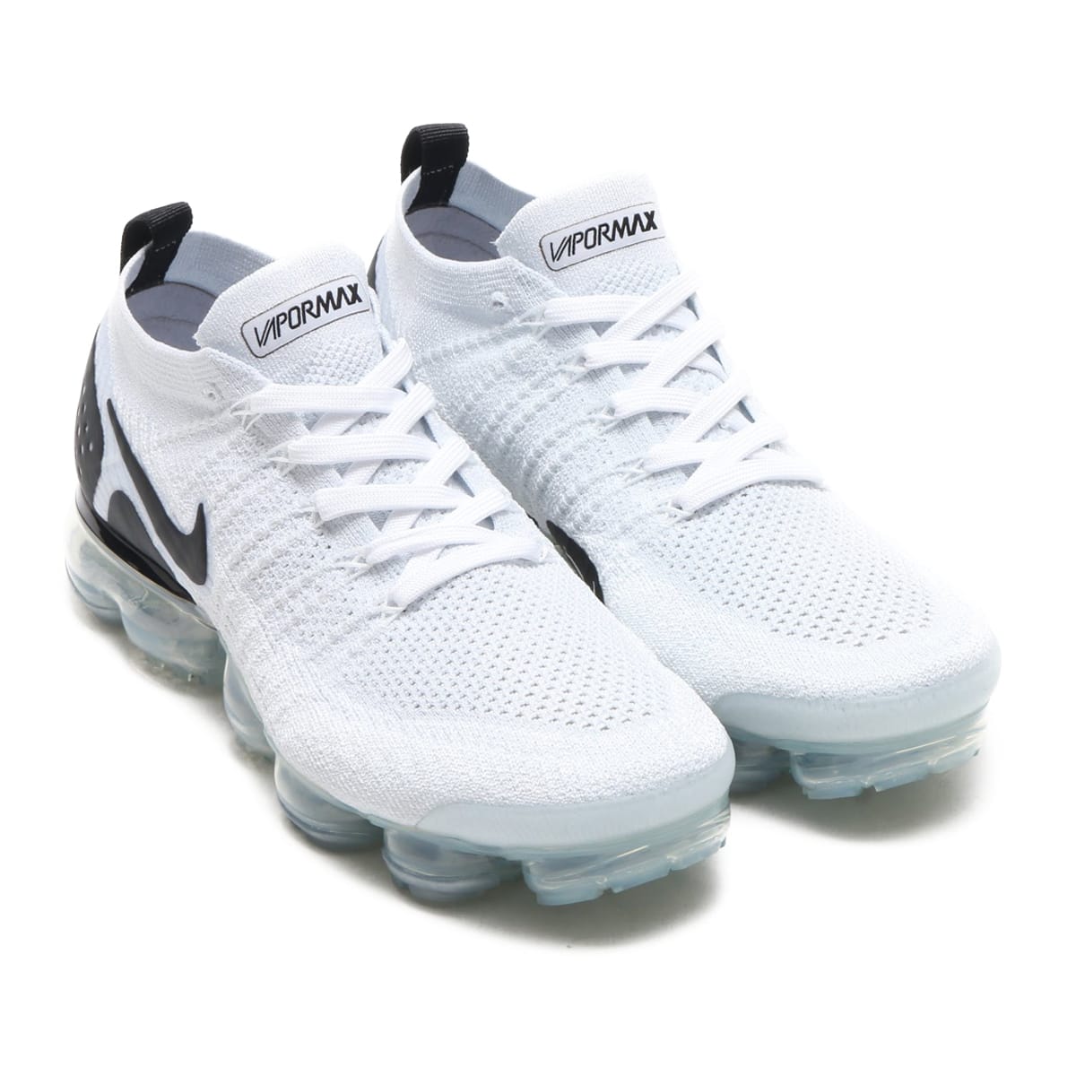 nike air vapormax flyknit white and black