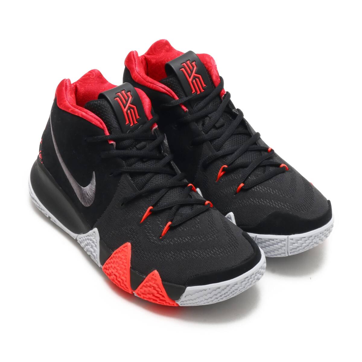 kyrie 4 black dark grey