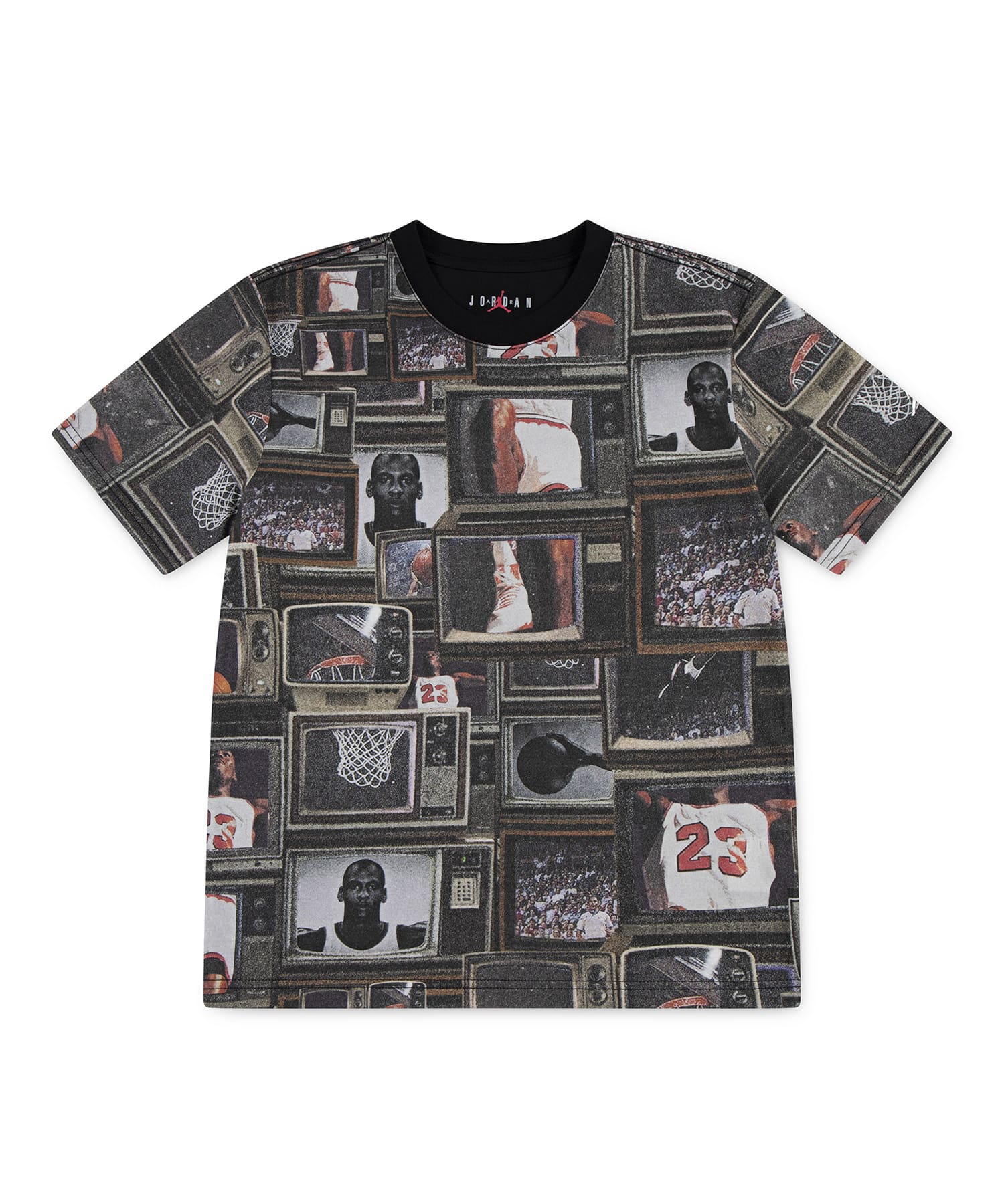 JORDAN BRAND MJ FLT ESS AOP SS TEE BLACKのメイン画像