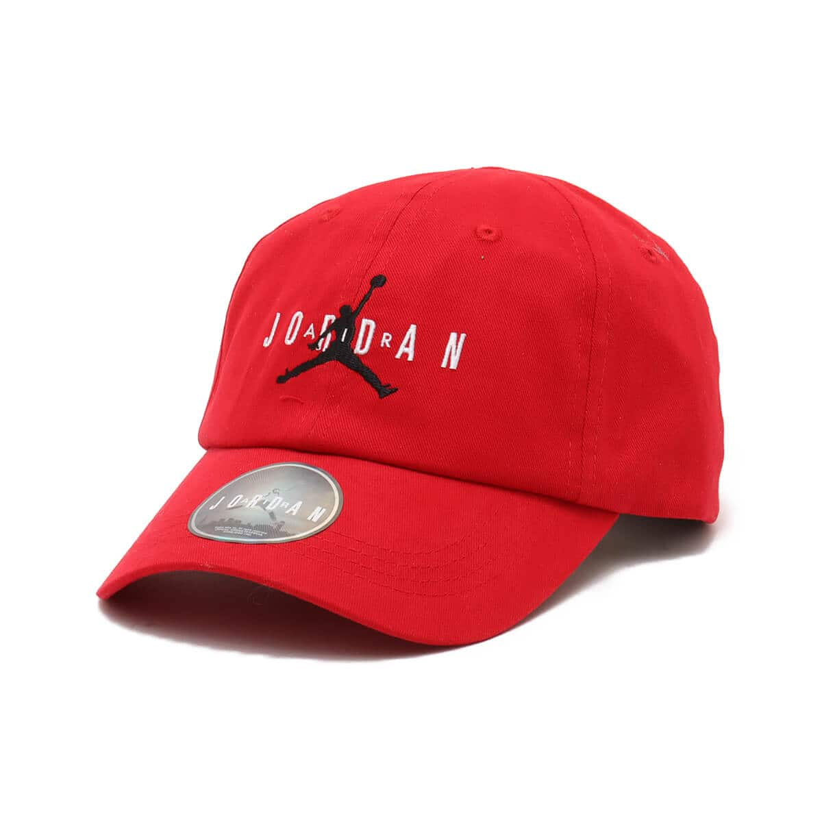 JORDAN BRAND CURVE BRIM ADJUSTABLE HAT GYM RED