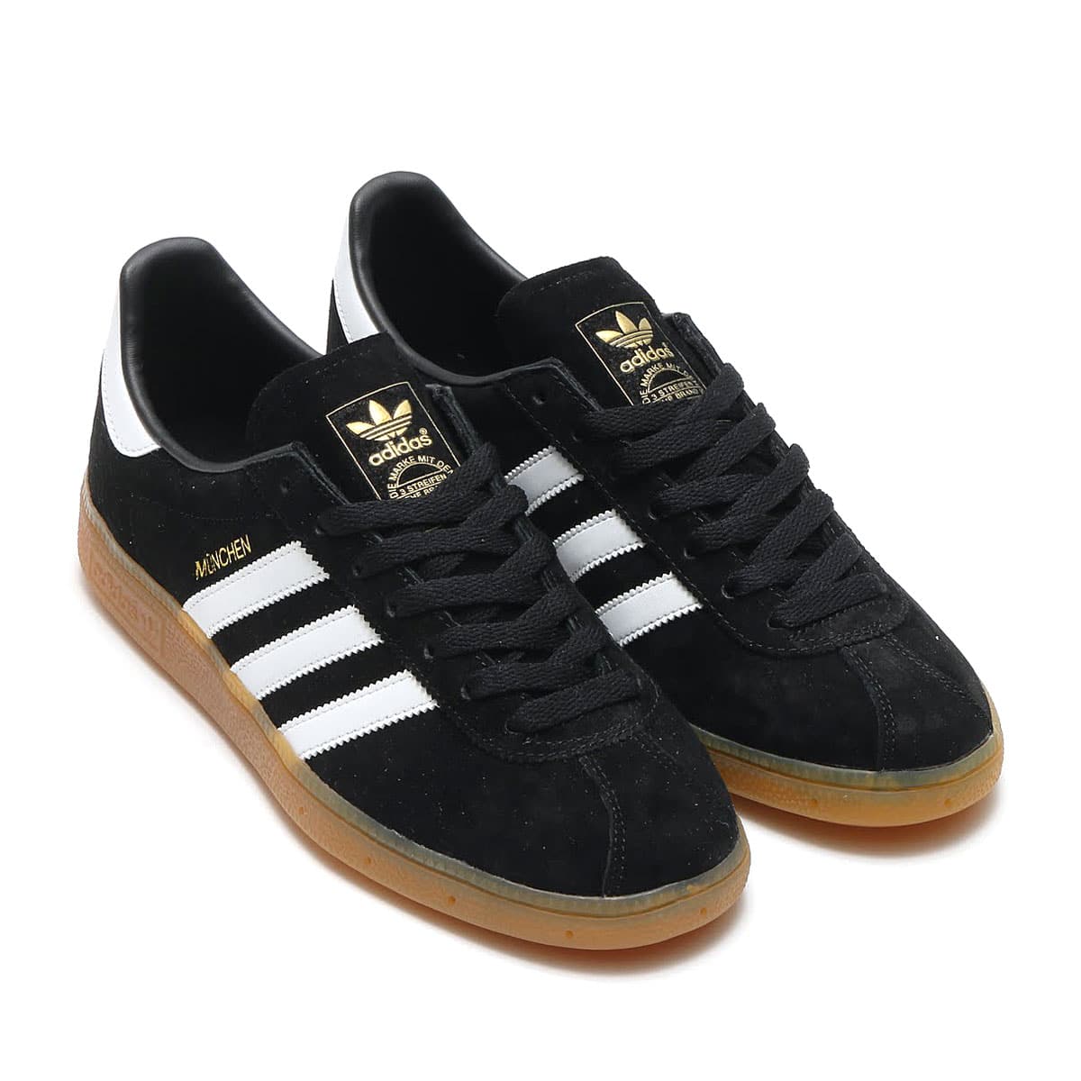 Adidas Originals Munchen Core Black Running White Gum