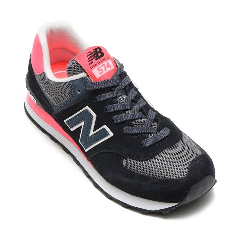 new balance wl574 black pink