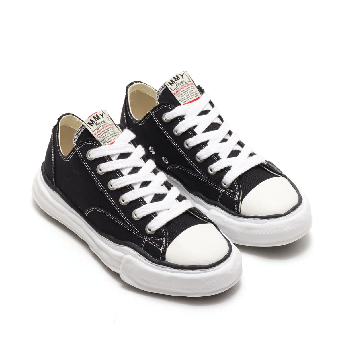 MAISON MIHARA YASUHIRO PETERSON LOW CANVAS ブラック 23SU-S