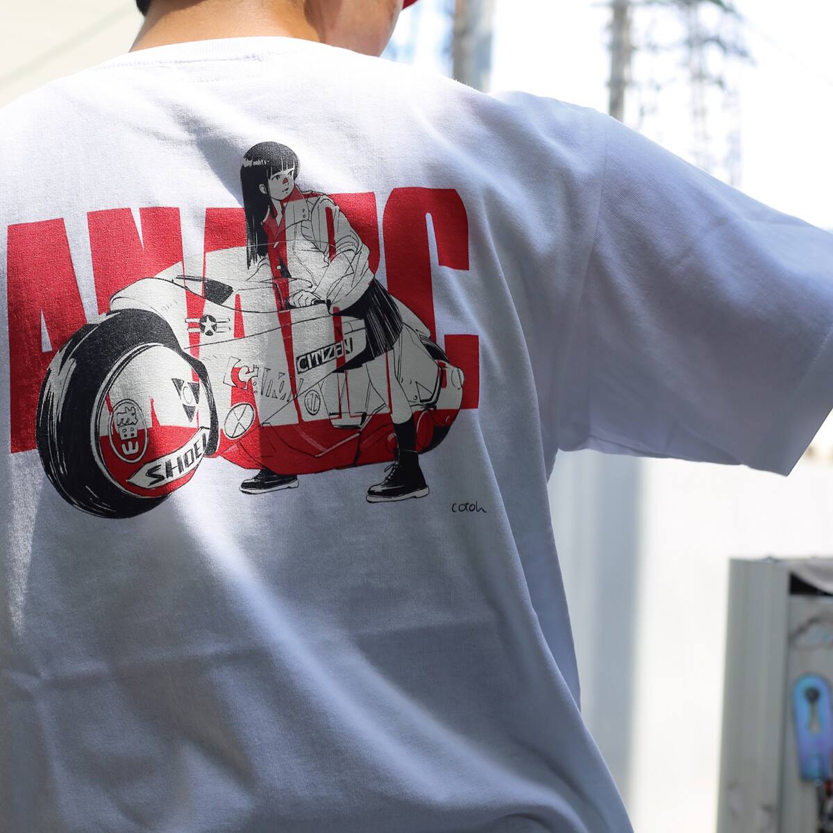 ANARC x 古塔つみ A-BIKE TEE WHITE 21SU-I_photo_large