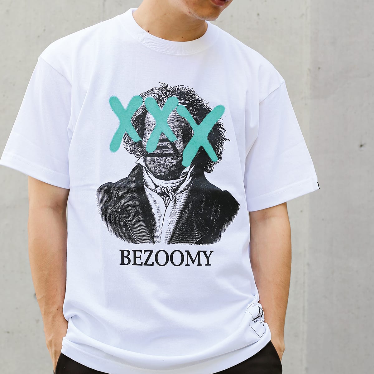 ANARC BEZOOMY TEE WHITE/GREEN 21SU-Iのメイン画像