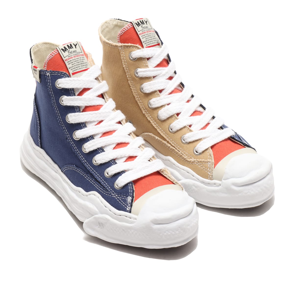 Maison MIHARA YASUHIRO OG CANVAS HITOP NAVY/BEIGE 23SU-I