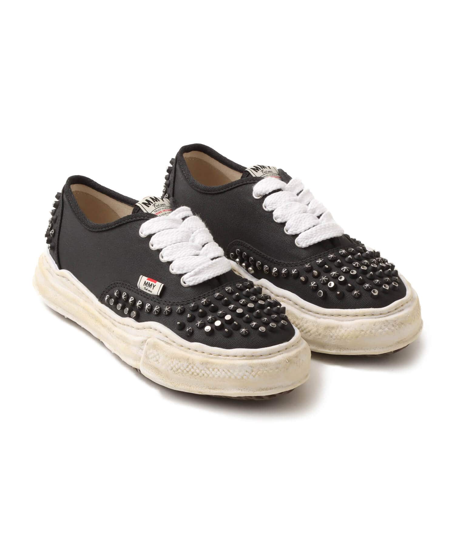 MAISON MIHARA YASUHIRO BAKER Studs Low-Top ブラックのメイン画像