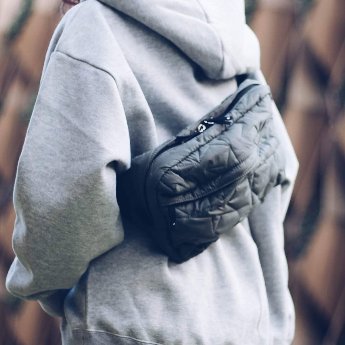 CONVERSE TOKYO Nylon Star Quilt Waist Bag ブラック 18FA-I_photo_large