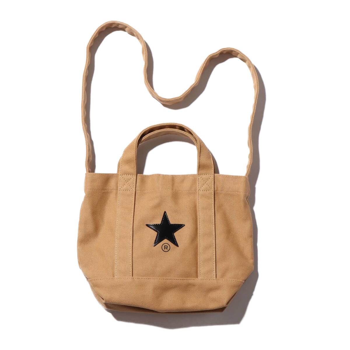 CONVERSE TOKYO レザースター キャンバストート S ベージュ 19SS-I_photo_large