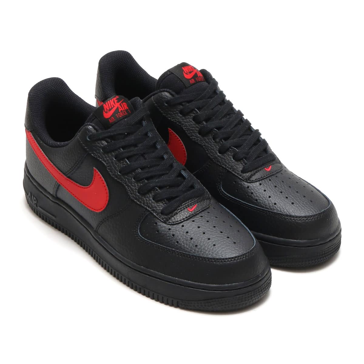 air force 1 07 red and black