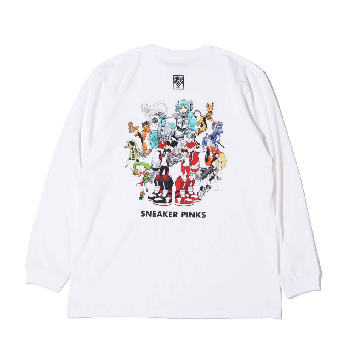 atmos × Acky Bright "SNEAKER PINKS" L/S TEE WHITE 21FA-I_photo_large