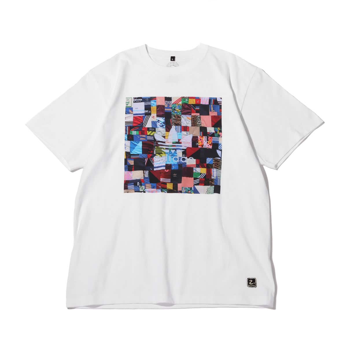 2nd existence PATCHWORK PHOTO TEE WHITE 21SP-Iのメイン画像