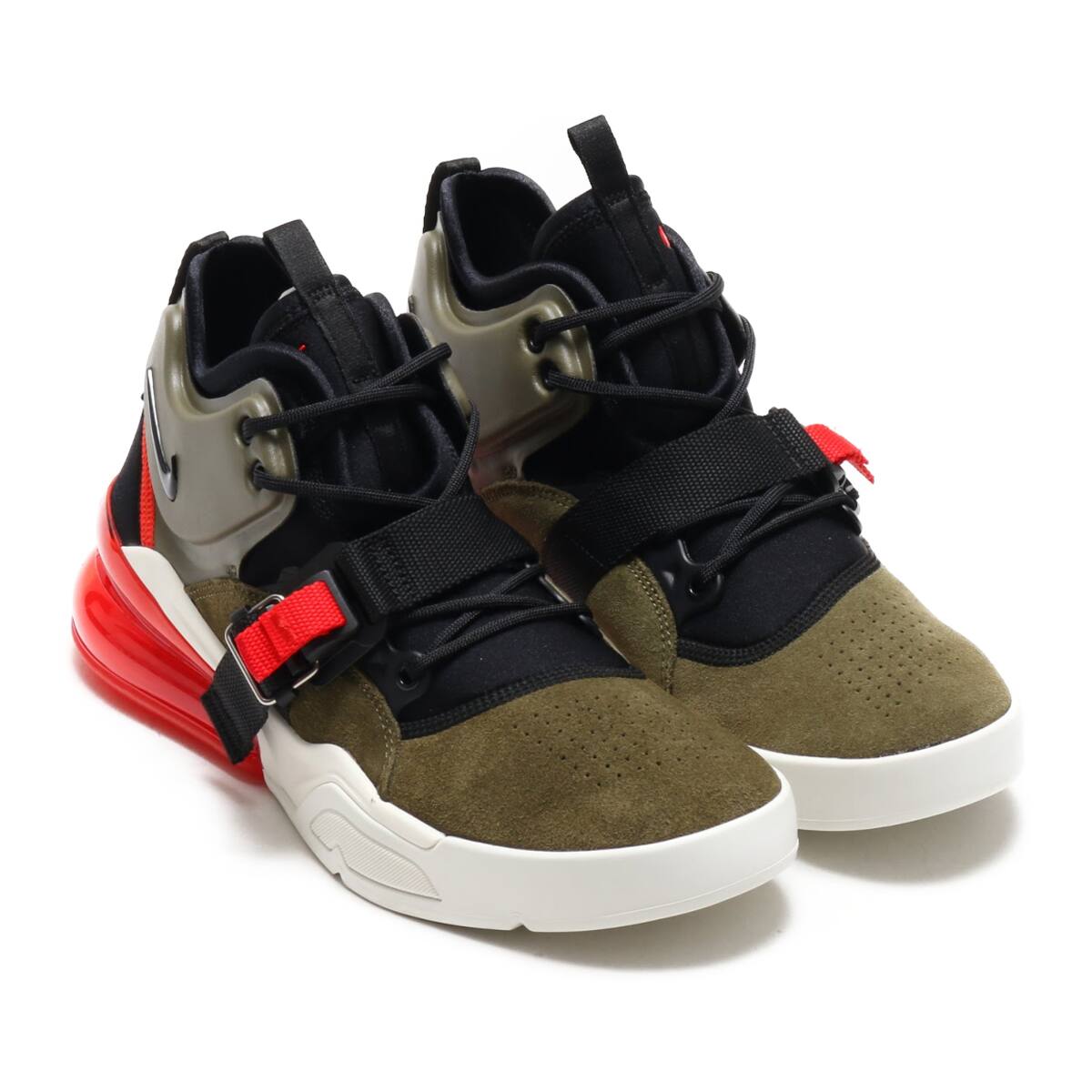 nike air force 270 black red