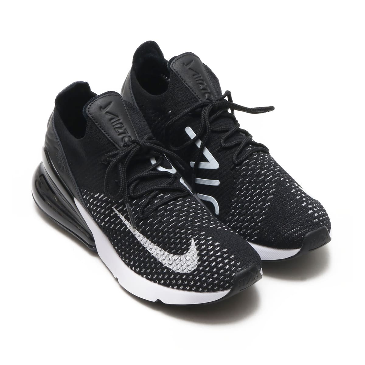 Nike W Air Max 270 Flyknit Black White White