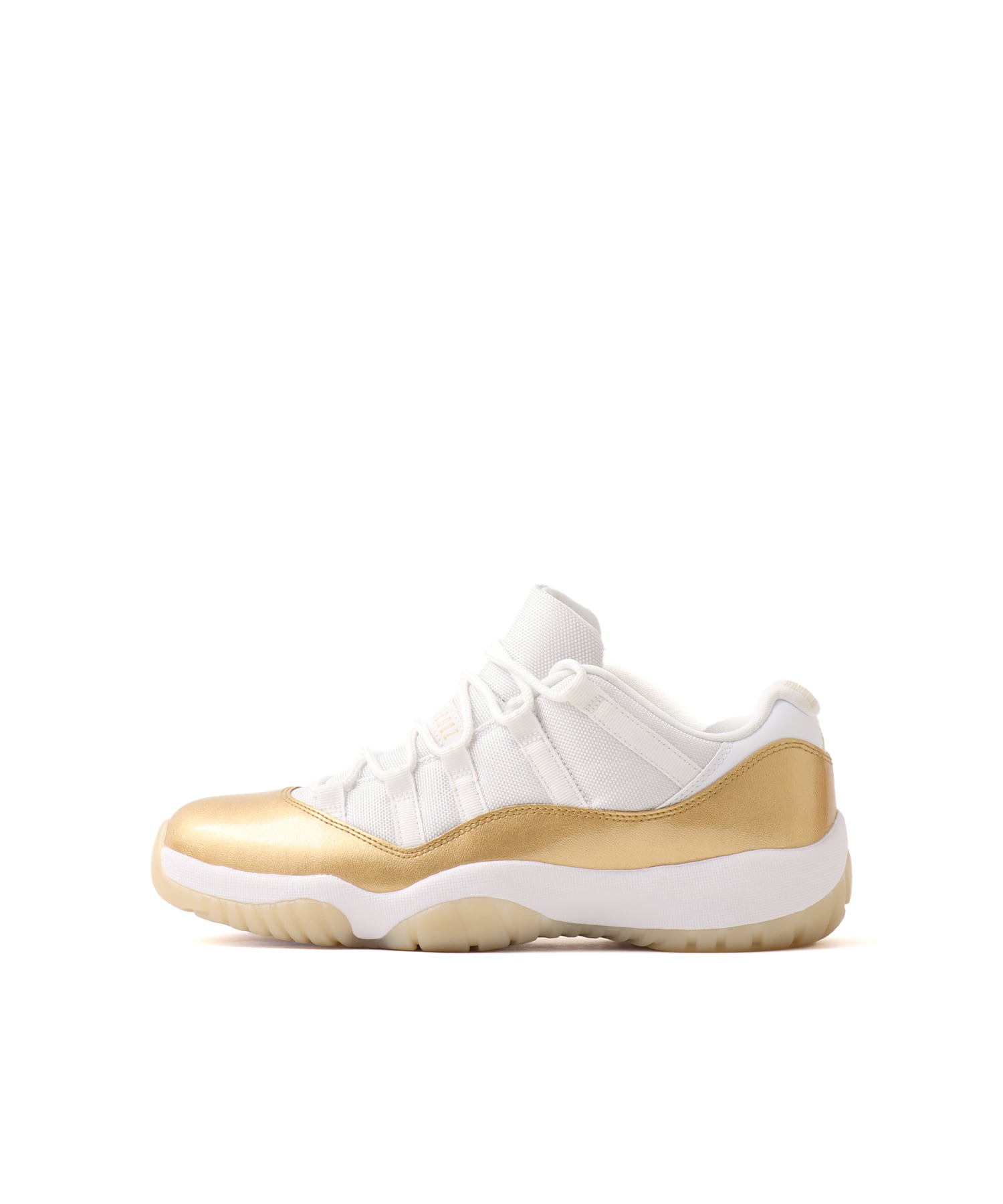 JORDAN BRAND AIR JORDAN 11 RETRO LOW WHITE/METALLIC GOLD-TEAM GOLDのメイン画像