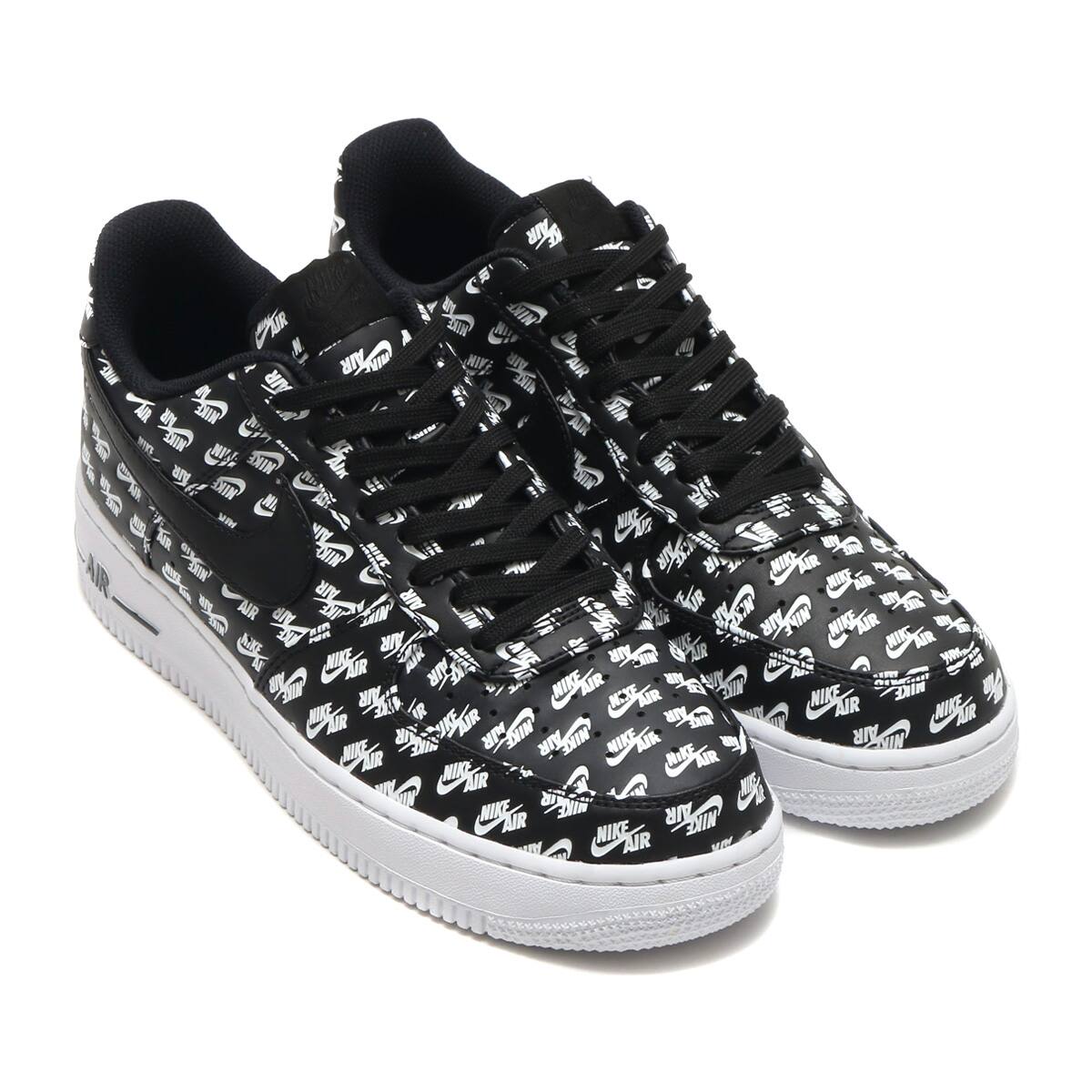 NIKE AIR FORCE 1 '07 QS BLACK/BLACK-WHITE_photo_large