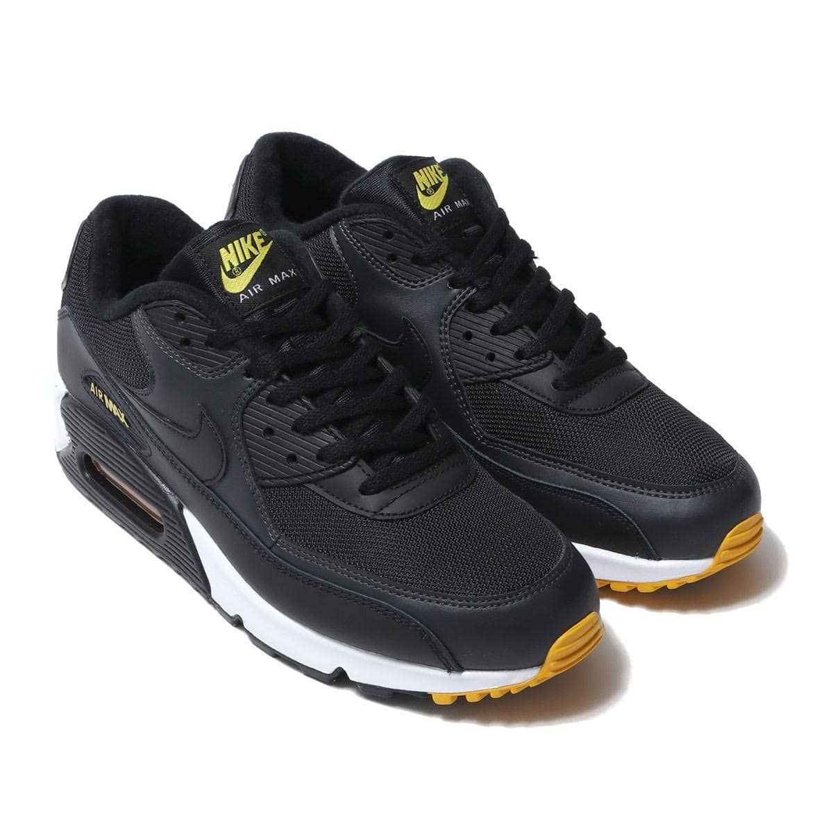 air max 90 black amarillo