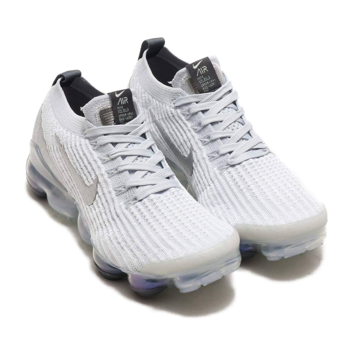 NIKE W AIR VAPORMAX FLYKNIT 3 WHT/MTLC SLVR-PR PLTNM-DK GRY 19SU-S_photo_large