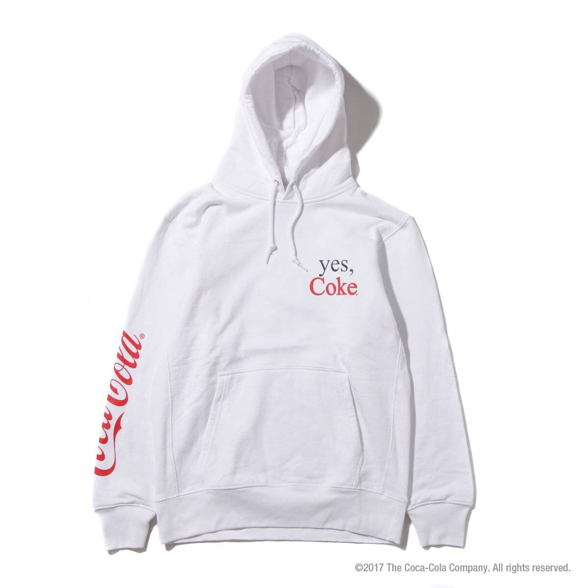 coca cola hoodie white