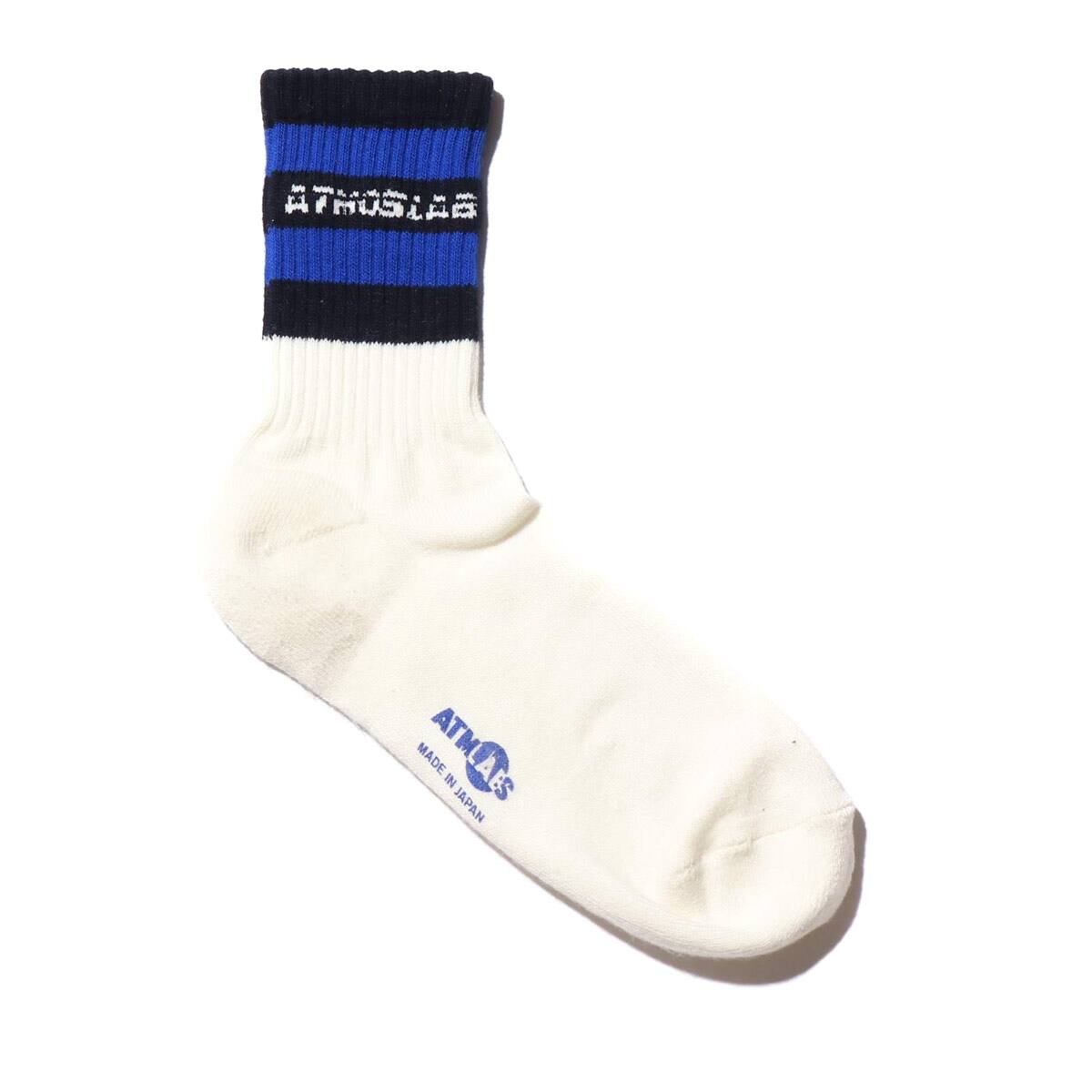 ATMOS LAB LINE SOCKS BLUE 18FW-S_photo_large