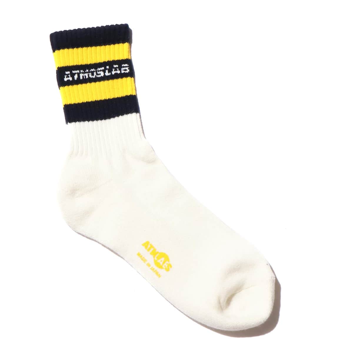 ATMOS LAB LINE SOCKS YELLOW 18FW-S_photo_large
