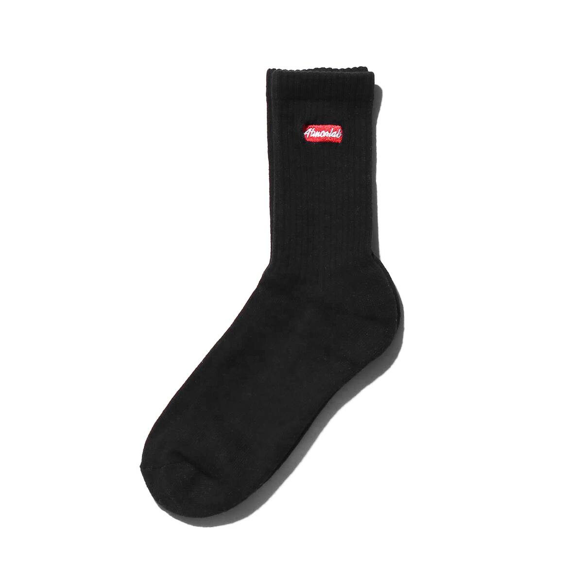 ATMOS LAB BOX LOGO SOCKS BLACK_photo_large
