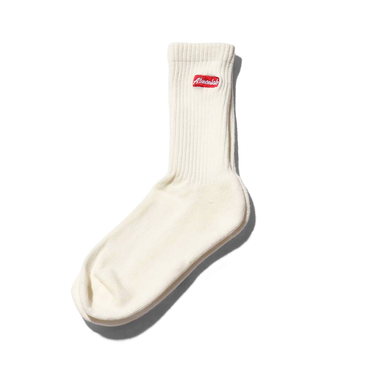 ATMOS LAB BOX LOGO SOCKS WHITE_photo_large