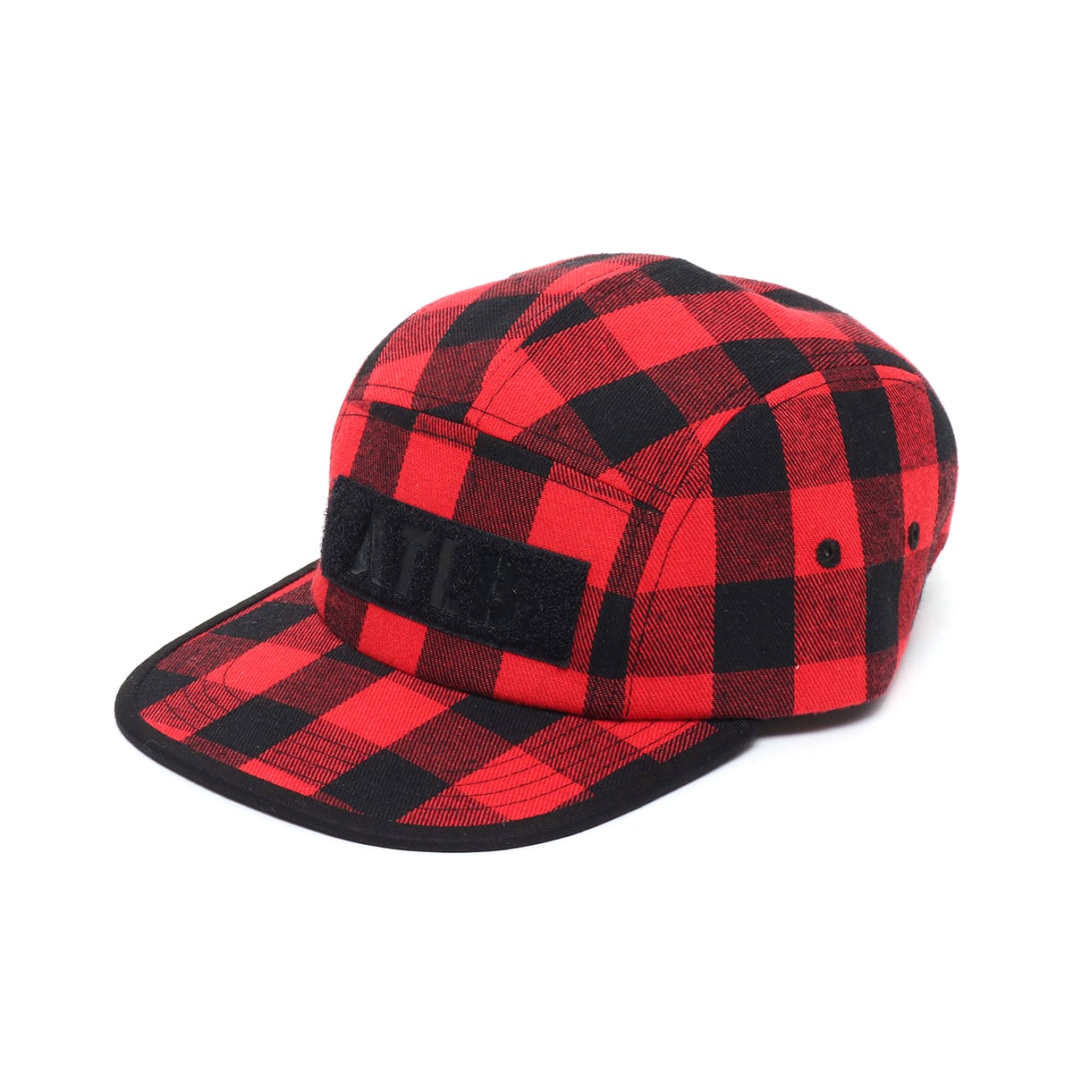 ATMOS LAB FLANNEL CHECK CAMP CAP RED_photo_large