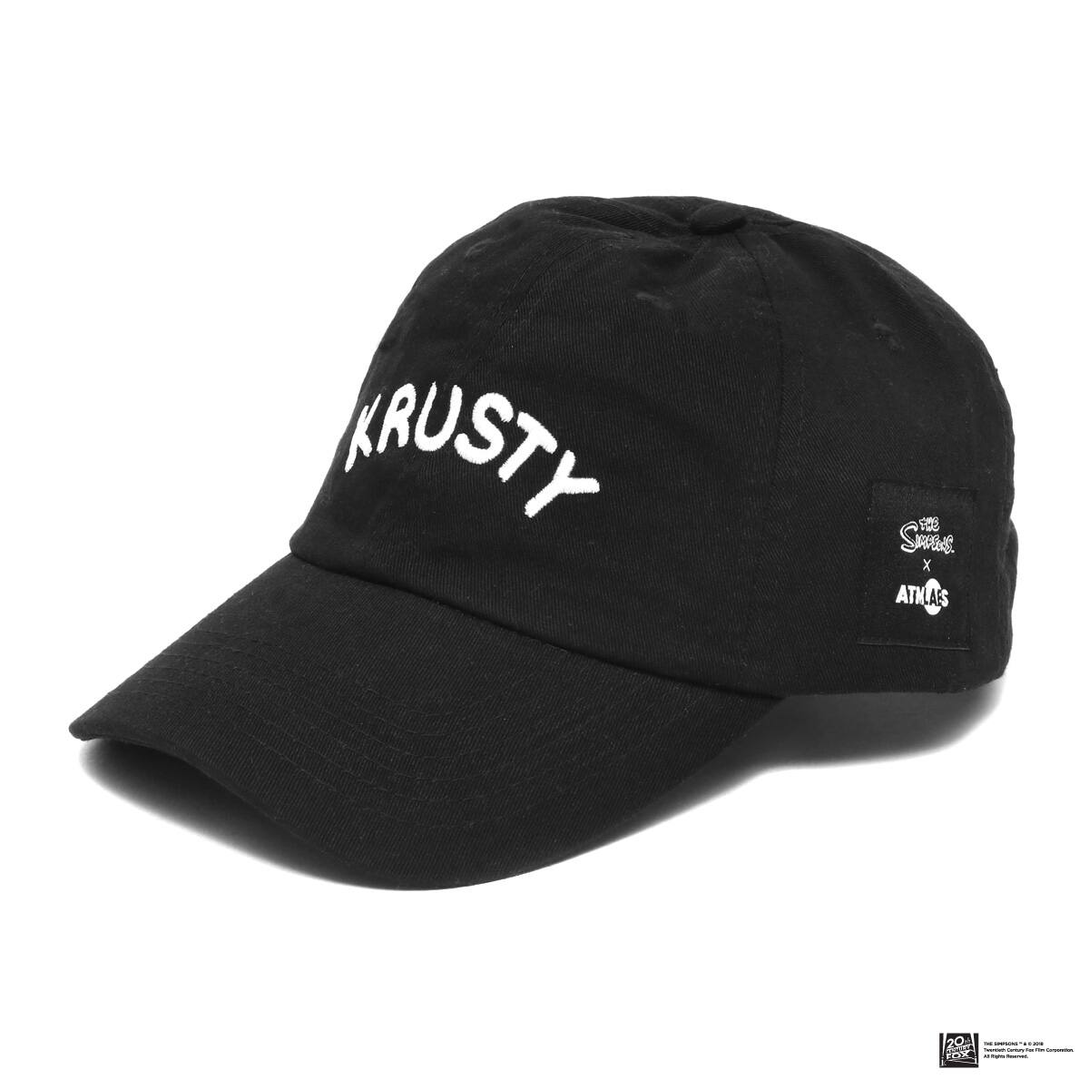 ATMOS LAB THE SIMPSONS x ATMOS LAB KRUSTY 6 PANEL CAP BLACK_photo_large