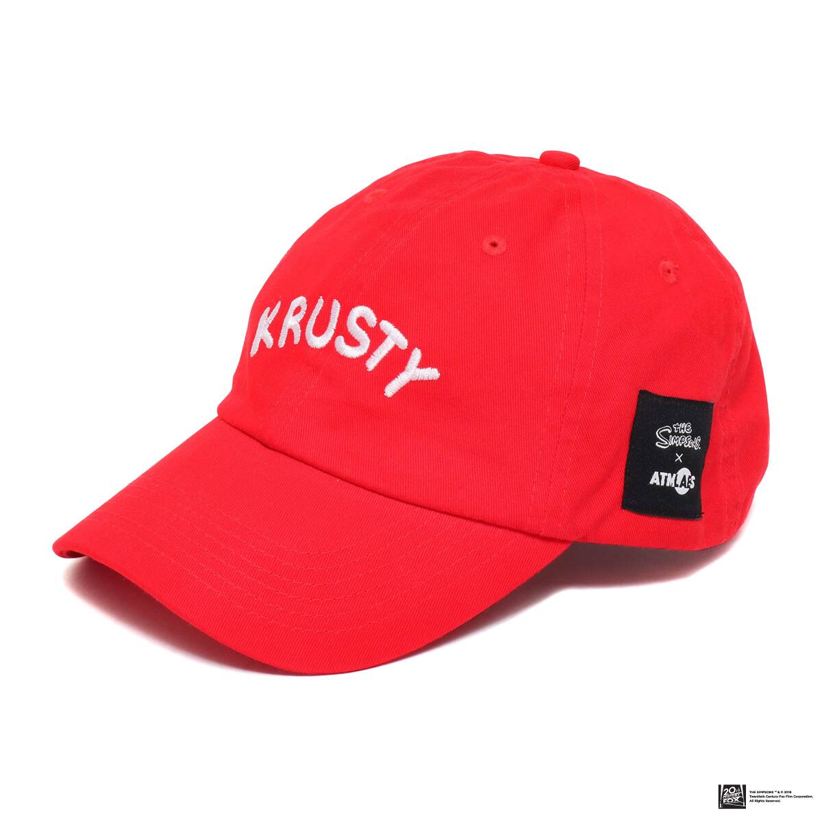 ATMOS LAB THE SIMPSONS x ATMOS LAB KRUSTY 6 PANEL CAP RED_photo_large
