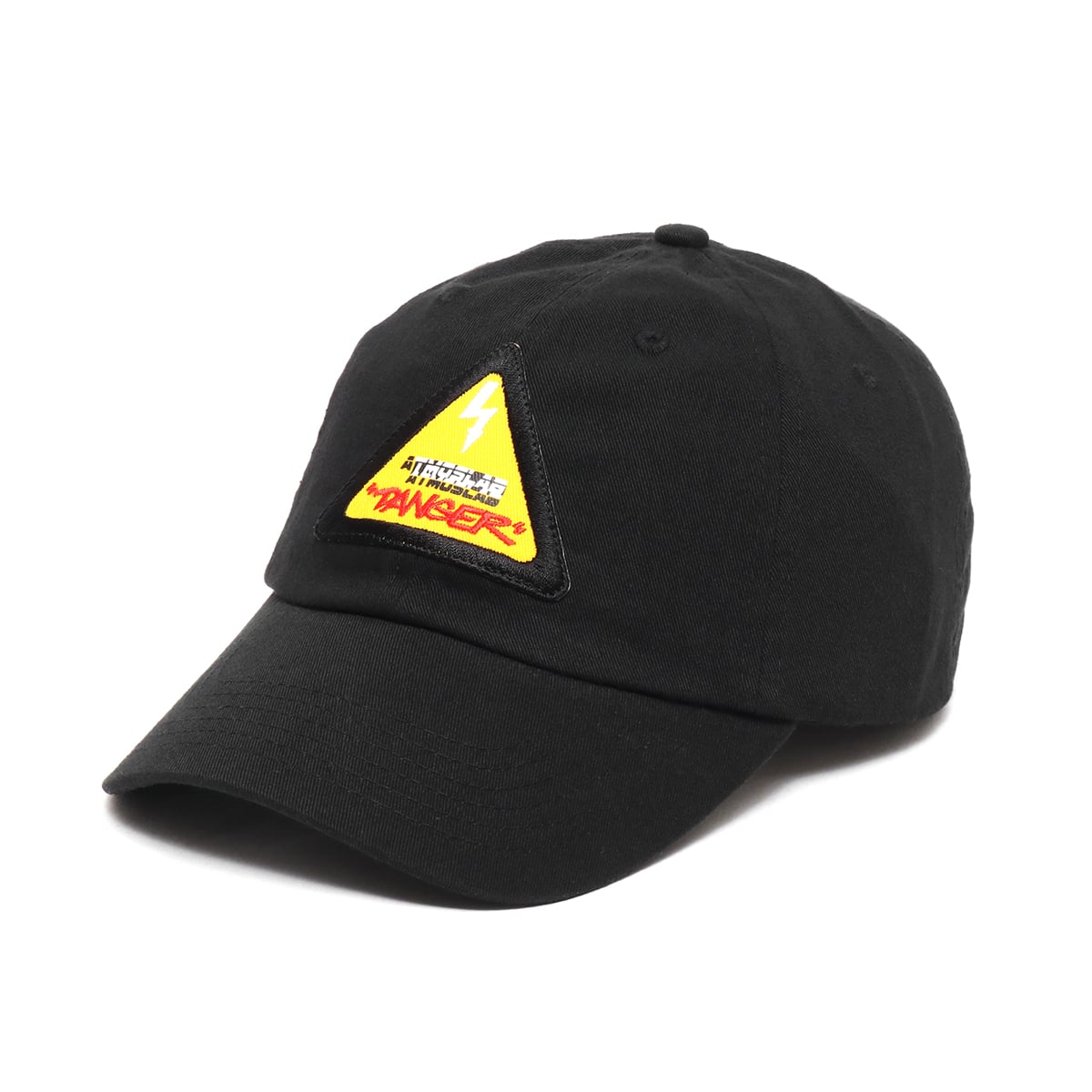 ATMOS LAB DANGER LOGO 6 PANEL CAP BLACK_photo_large