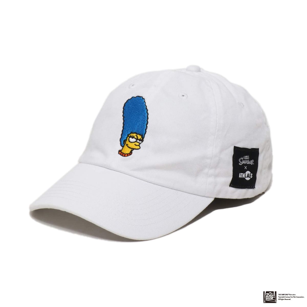 THE SIMPSONS x ATMOS LAB MARGE EMBROIDERY 6 PANEL CAP WHITE 18FW-I_photo_large