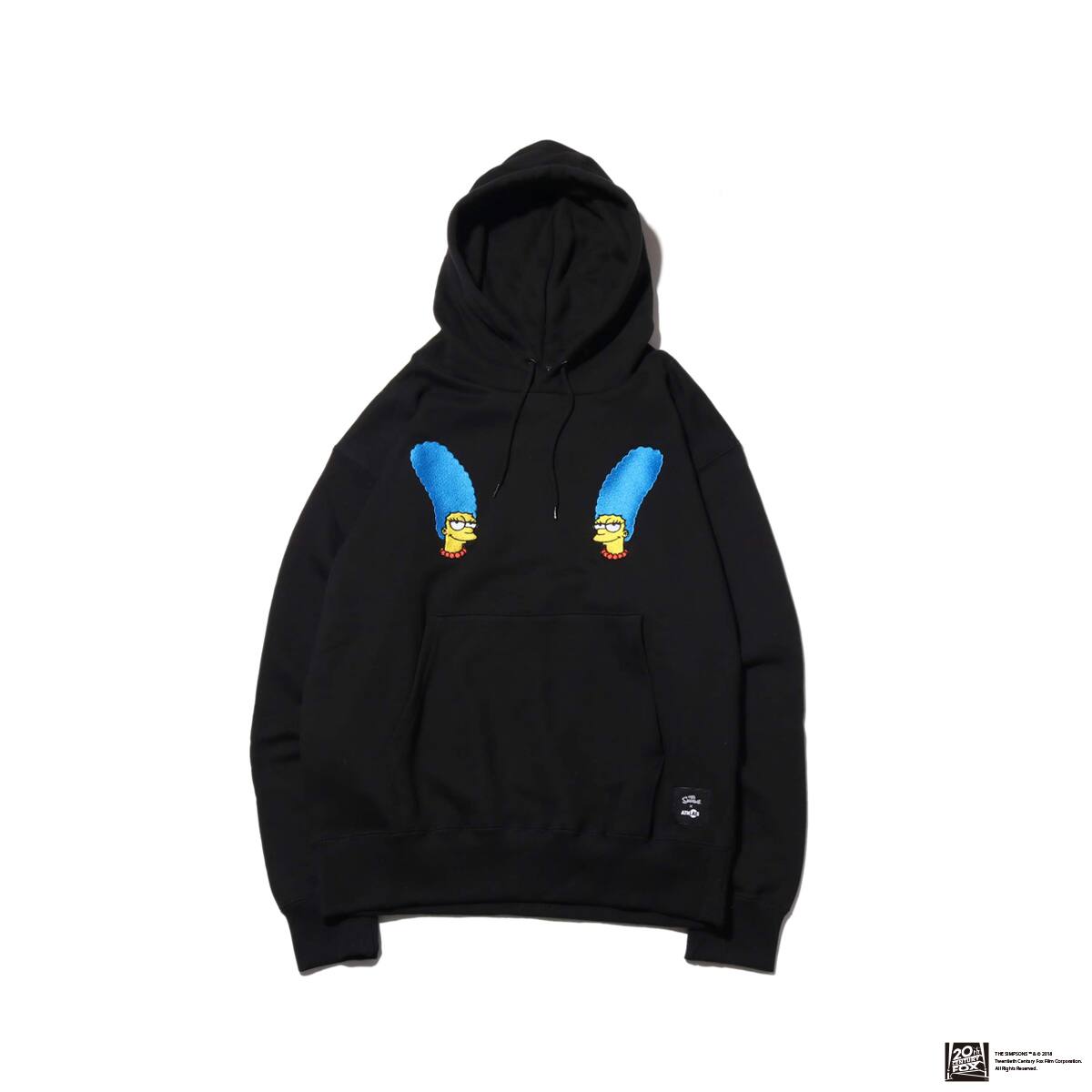 THE SIMPSONS x ATMOS LAB MARGE EMBROIDERY HOODIE BLACK 18FW-I_photo_large