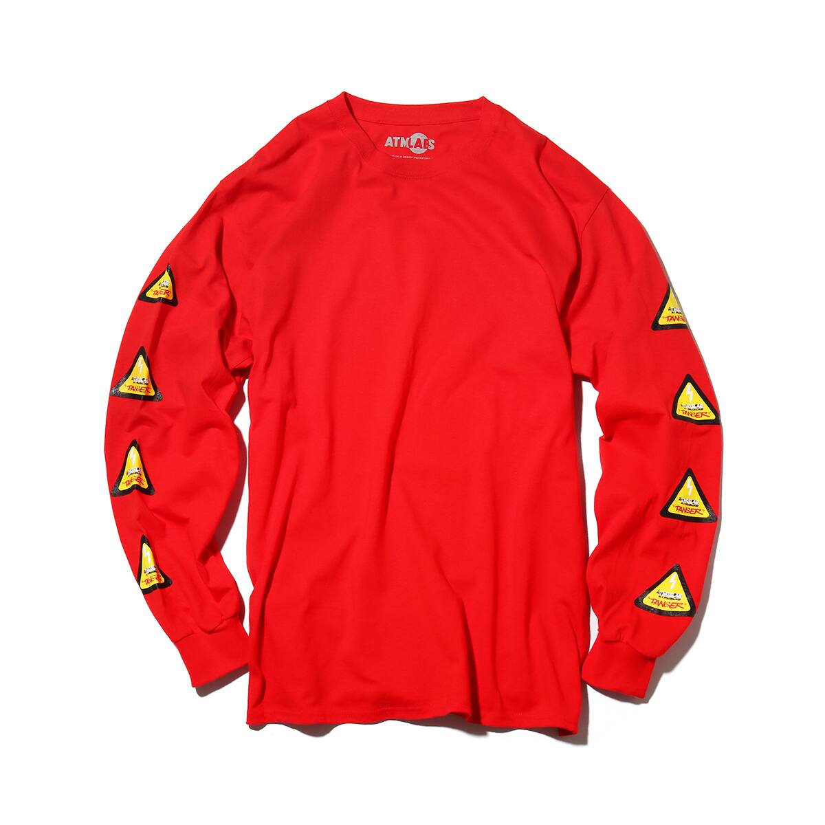 ATMOS LAB DANGER LOGO LS TEE RED_photo_large