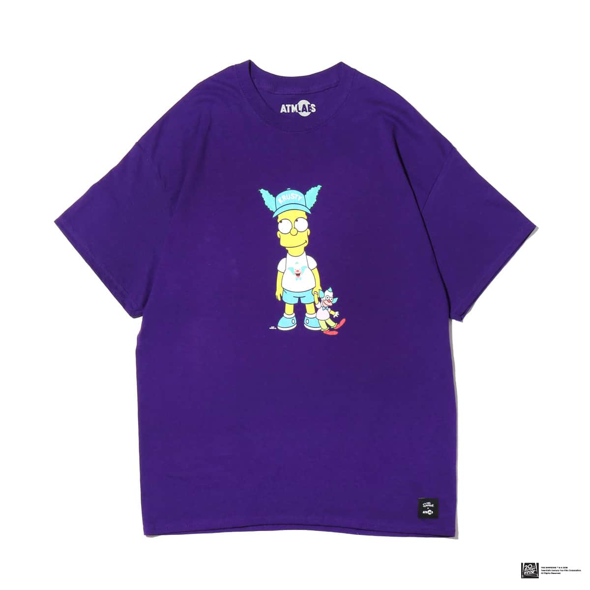 ATMOS LAB THE SIMPSONS x ATMOS LAB BART TEE PURPLE_photo_large