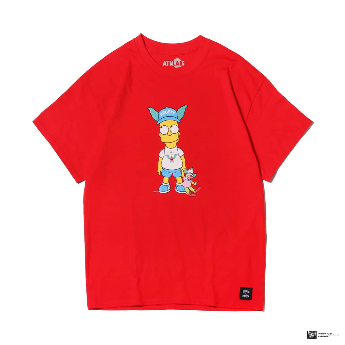 ATMOS LAB THE SIMPSONS x ATMOS LAB BART TEE RED_photo_large
