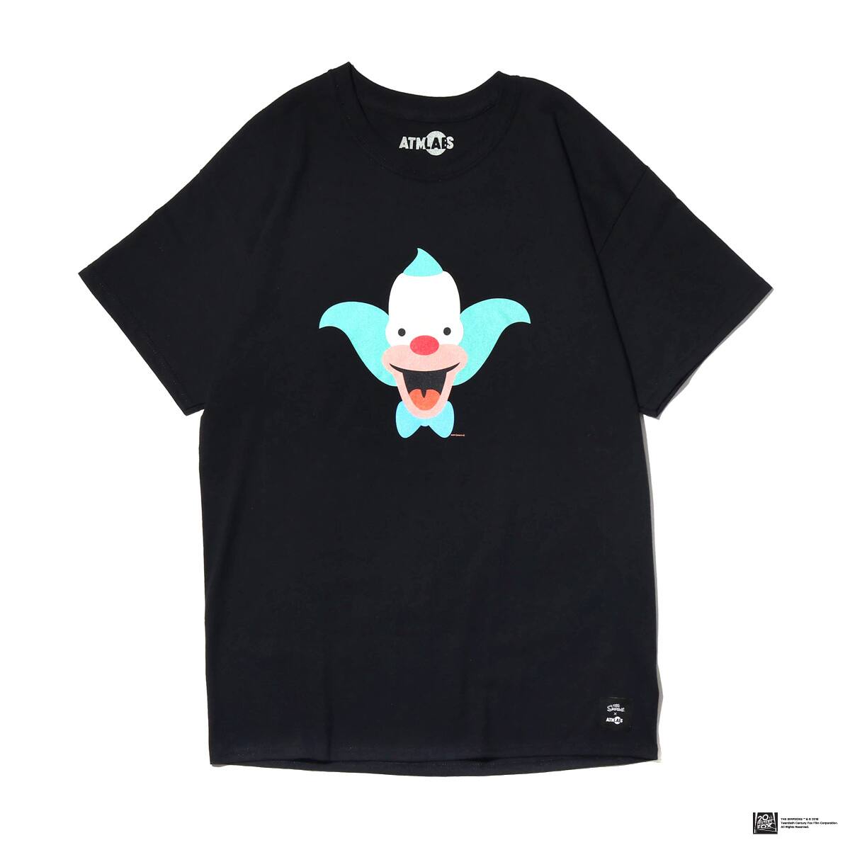 ATMOS LAB THE SIMPSONS x ATMOS LAB KRUSTY TEE BLACK_photo_large