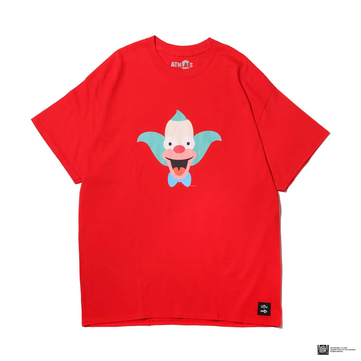 ATMOS LAB THE SIMPSONS x ATMOS LAB KRUSTY TEE RED_photo_large