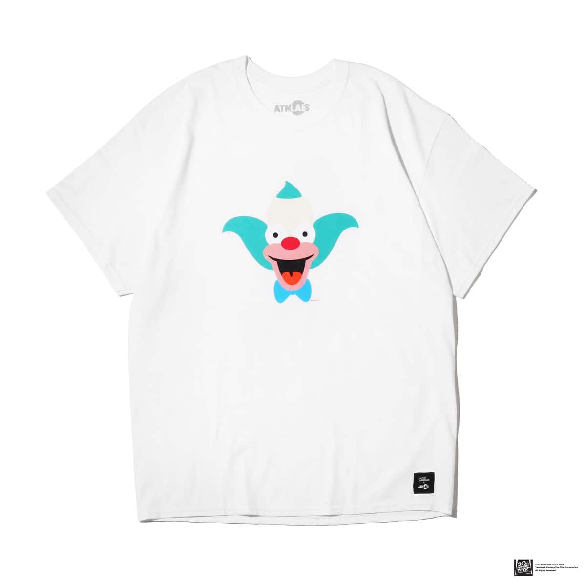 ATMOS LAB THE SIMPSONS x ATMOS LAB KRUSTY TEE WHITE_photo_large