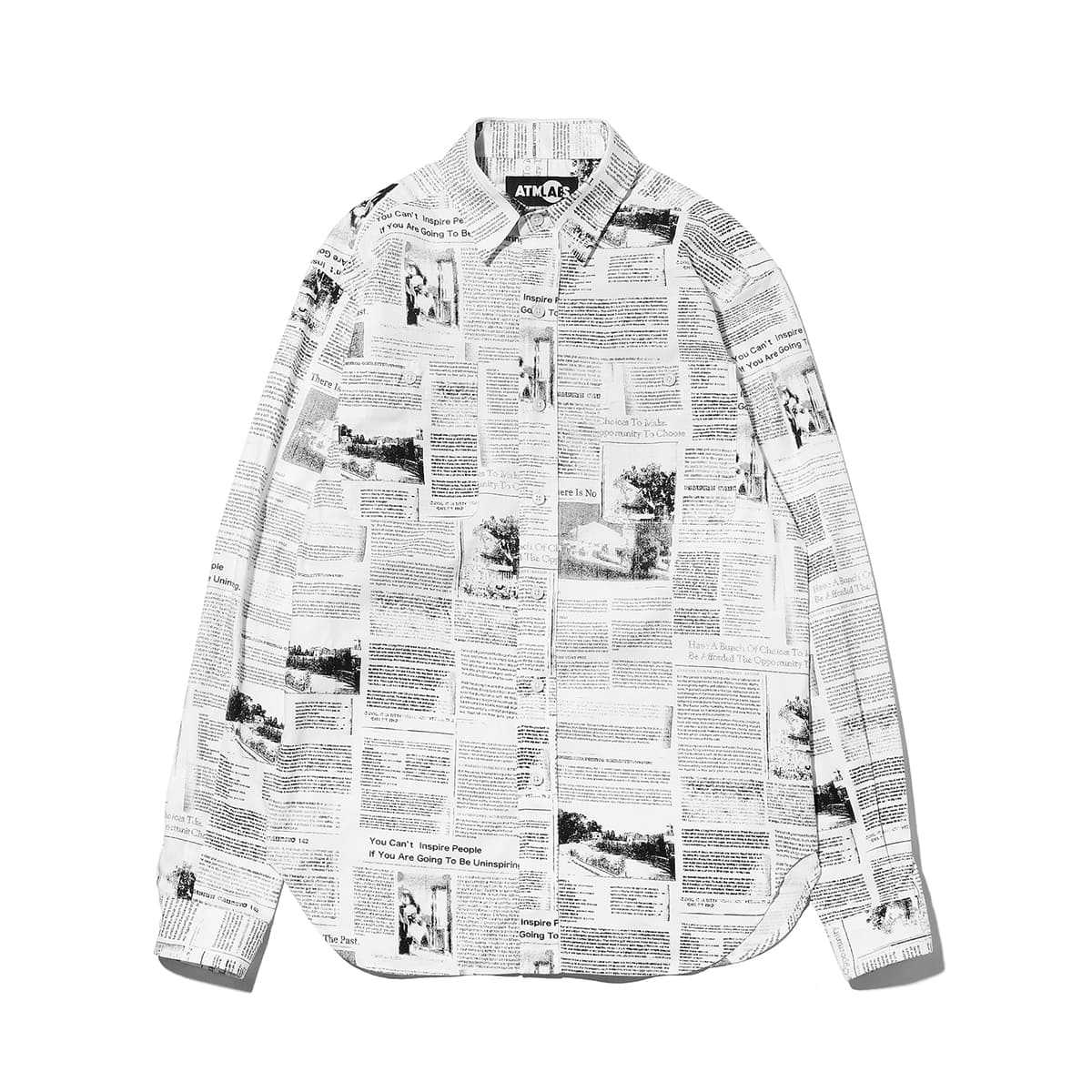 ATMOS LAB NEWS PAPER SHIRT NEWS_photo_large